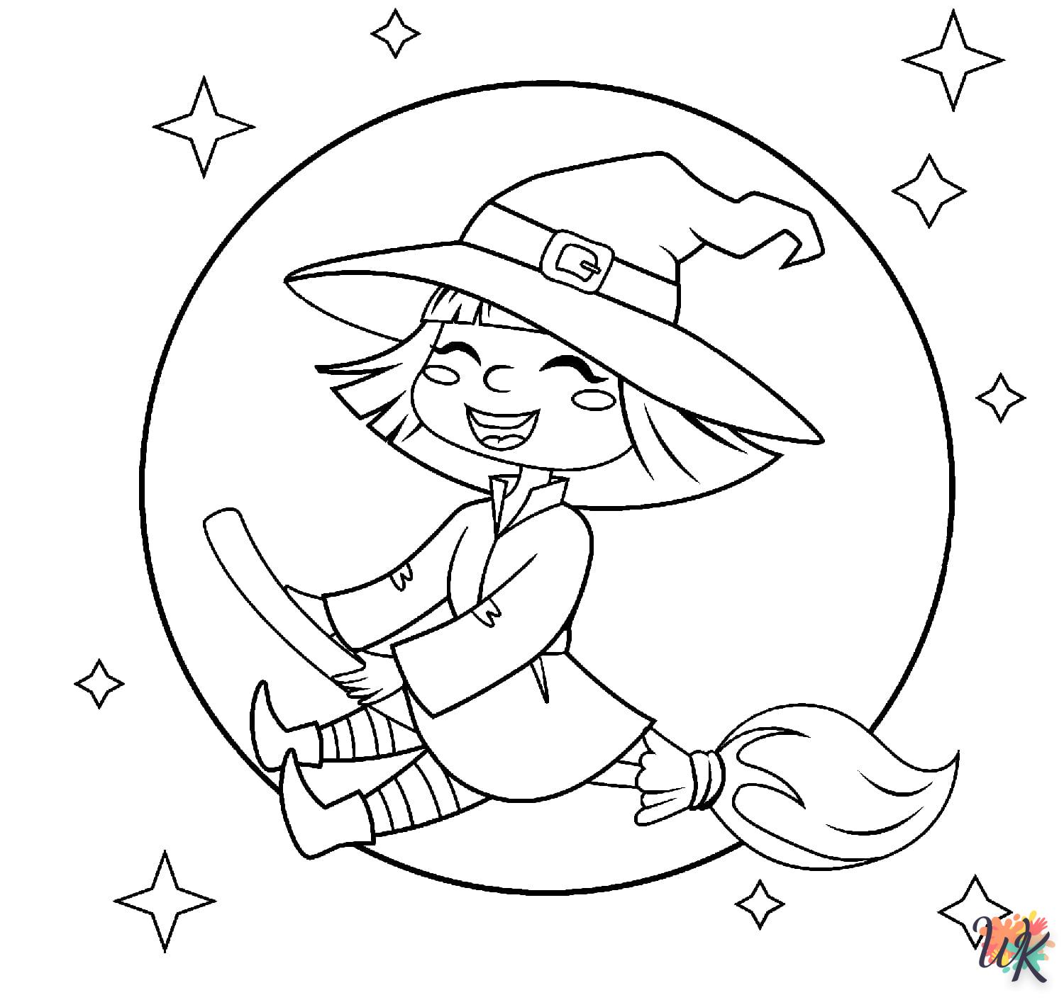 Strega 59 Disegni da Colorare Strega 57